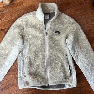 Patagonia 23071F8 Beige Retro-X Synchilla Fleece Sherpa Deep Pile Jacket Size M